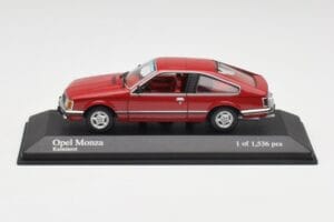 Opel Monza A Rot Minichamps 1:43 400045121 Metall