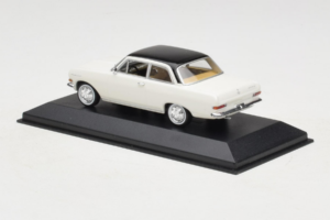 Opel Rekord A Weiss Schwarzes Dach Minichamps 1:43 430041002 Metall – Bild 3 von 4