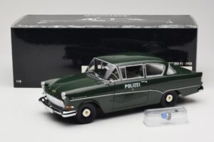 Opel Rekord P1 Polizei Minichamps 1:18 180043290 Metall – Bild 8 von 8