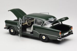 Opel Rekord P1 Polizei Minichamps 1:18 180043290 Metall – Bild 5 von 8