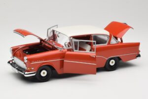 Opel Rekord P1 Rot Minichamps 1:18 180043201 Metall – Bild 2 von 8