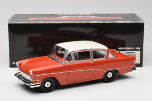 Opel Rekord P1 Rot Minichamps 1:18 180043201 Metall – Bild 8 von 8