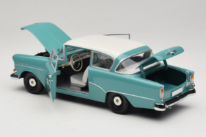 Opel Rekord P1 Türkisblau Minichamps 1:18 180043200 Metall – Bild 5 von 8