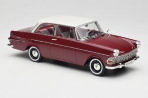 Opel Rekord P2 Dunkelrot & Weiss BoS Models 1:18 BOS415 Resin – Bild 4 von 6
