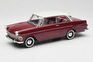 Opel Rekord P2 Dunkelrot & Weiss BoS Models 1:18 BOS415 Resin