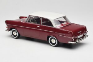 Opel Rekord P2 Dunkelrot & Weiss BoS Models 1:18 BOS415 Resin – Bild 5 von 6