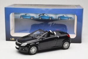Opel Tigra TwinTop B Schwarz Norev 1:18 183600 Metall – Bild 8 von 8