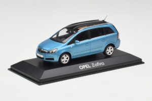 Opel Zafira A Star Blau Minichamps 1:43 B24910027Z Metall – Bild 2 von 4