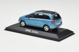 Opel Zafira A Star Blau Minichamps 1:43 B24910027Z Metall – Bild 3 von 4