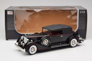 Packard Cabriolet Schwarz Anson 1:18 30397 Metall – Bild 8 von 8