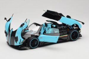 Pagani Zonda Uno Carbon Hellblau Almost Real 1:18 850630001 Metall – Bild 2 von 8