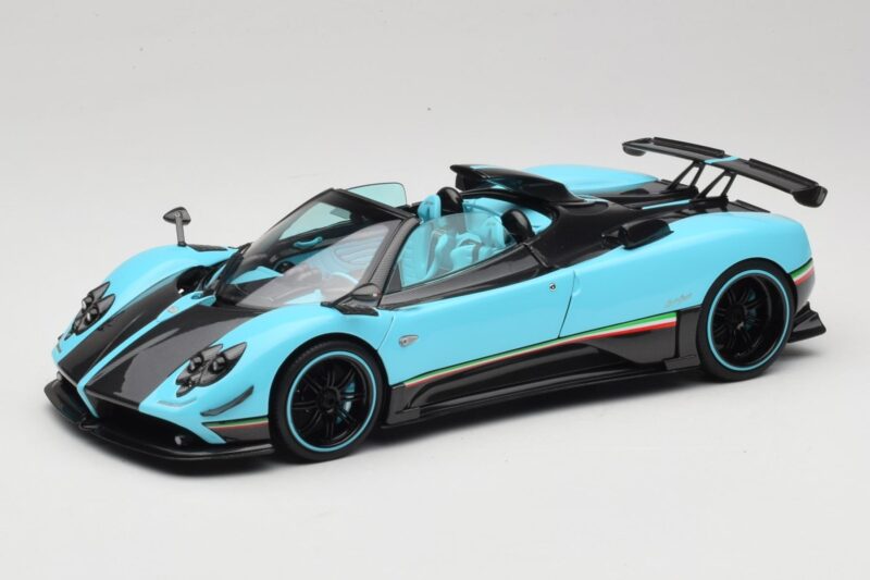 Pagani Zonda Uno Carbon Hellblau Almost Real 1:18 850630001 Metall