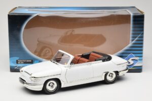 Panhard PL17 Cabriolet Weiss Solido 1:18 8174 Metall – Bild 8 von 8