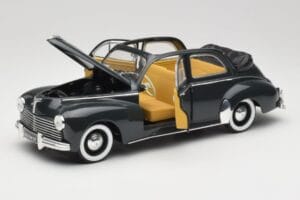 Peugeot 203 Cabriolet Schwarz Solido 1:18 8156 Metall – Bild 2 von 8