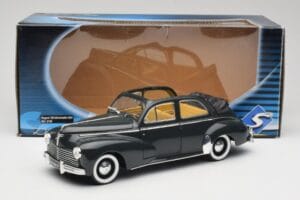 Peugeot 203 Cabriolet Schwarz Solido 1:18 8156 Metall – Bild 8 von 8