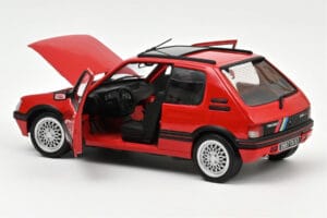 Peugeot 205 GTi 1.9 PTS Deco Vallelunga Rot Norev 1:18 184846 Metall – Bild 2 von 3
