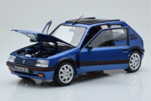 Peugeot 205 GTi 1.9 Mit Glasschiebedach Miami Blau Norev 1:18 184844 Metall – Bild 2 von 8