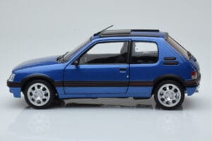 Peugeot 205 GTi 1.9 Mit Glasschiebedach Miami Blau Norev 1:18 184844 Metall – Bild 4 von 8