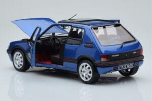 Peugeot 205 GTi 1.9 Mit Glasschiebedach Miami Blau Norev 1:18 184844 Metall – Bild 5 von 8