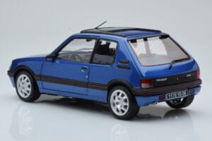 Peugeot 205 GTi 1.9 Mit Glasschiebedach Miami Blau Norev 1:18 184844 Metall – Bild 7 von 8