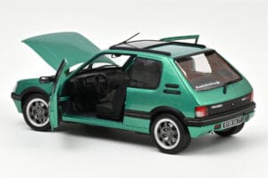 Peugeot 205 GTi Griffe Mit Glasschiebedach Grün Norev 1:18 184847 Metall – Bild 2 von 3
