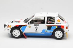 Peugeot 205 T16 #2 A. Vatanen / T. Harryman Rally Monte Carlo 1985 Norev 1:18 184864 Metall – Bild 4 von 8