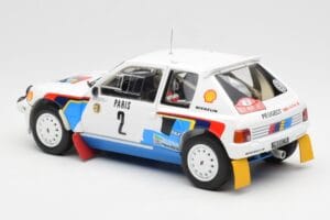 Peugeot 205 T16 #2 A. Vatanen / T. Harryman Rally Monte Carlo 1985 Norev 1:18 184864 Metall – Bild 7 von 8
