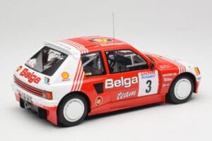 Peugeot 205 T16 #3 B. Darniche / A. Mahe Rally Ypres 1985 IXO 1:18 18RMC135 Metall – Bild 2 von 6