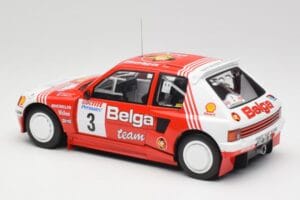 Peugeot 205 T16 #3 B. Darniche / A. Mahe Rally Ypres 1985 IXO 1:18 18RMC135 Metall – Bild 5 von 6