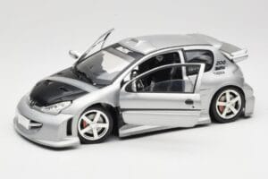 Peugeot 206 MTK Silber Solido 1:18 1817 Metall – Bild 2 von 8