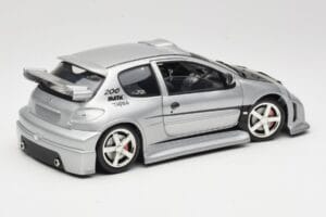 Peugeot 206 MTK Silber Solido 1:18 1817 Metall – Bild 3 von 8