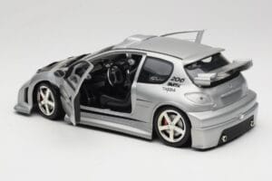 Peugeot 206 MTK Silber Solido 1:18 1817 Metall – Bild 5 von 8