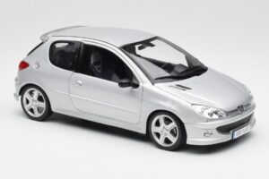 Peugeot 206 RC Aluminium Silber Norev 1:18 184726 Metall – Bild 6 von 8