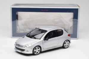 Peugeot 206 RC Aluminium Silber Norev 1:18 184726 Metall – Bild 8 von 8