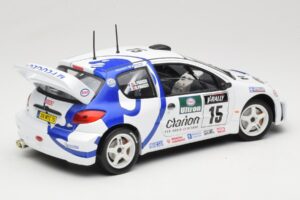 Peugeot 206 WRC #15 G. Panizzi / H. Panizzi WRC 1999 Solido 1:18 9016 Metall – Bild 3 von 8