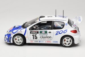 Peugeot 206 WRC #15 G. Panizzi / H. Panizzi WRC 1999 Solido 1:18 9016 Metall – Bild 4 von 8