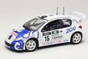 Peugeot 206 WRC #15 G. Panizzi / H. Panizzi WRC 1999 Solido 1:18 9016 Metall