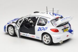 Peugeot 206 WRC #15 G. Panizzi / H. Panizzi WRC 1999 Solido 1:18 9016 Metall – Bild 5 von 8