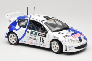 Peugeot 206 WRC #15 G. Panizzi / H. Panizzi WRC 1999 Solido 1:18 9016 Metall – Bild 6 von 8