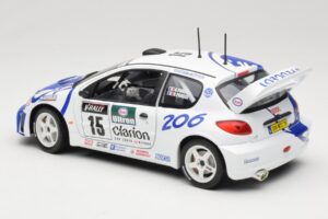 Peugeot 206 WRC #15 G. Panizzi / H. Panizzi WRC 1999 Solido 1:18 9016 Metall – Bild 7 von 8
