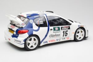 Peugeot 206 WRC G. Panizzi / H. Panizzi Tour de Corse 1999 Otto 1:12 G081 Resin – Bild 2 von 6