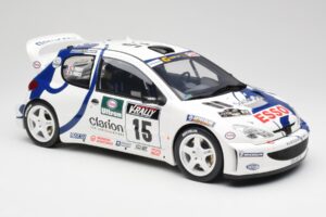 Peugeot 206 WRC G. Panizzi / H. Panizzi Tour de Corse 1999 Otto 1:12 G081 Resin – Bild 4 von 6