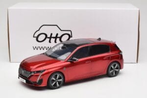 Peugeot 308 GT P5 Elixir Red Otto 1:18 OT1140 Resin – Bild 6 von 6