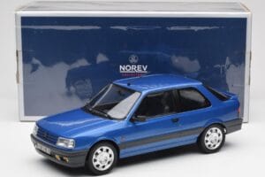Peugeot 309 GTi16 Miami Blau Norev 1:18 184881 Metall – Bild 6 von 6