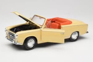 Peugeot 403 Cabriolet Sandgelb Solido 1:18 8165 Metall – Bild 2 von 8