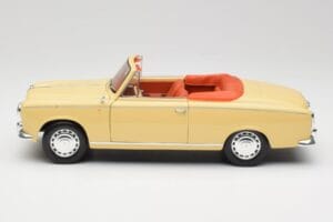 Peugeot 403 Cabriolet Sandgelb Solido 1:18 8165 Metall – Bild 4 von 8