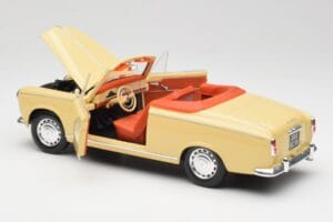 Peugeot 403 Cabriolet Sandgelb Solido 1:18 8165 Metall – Bild 5 von 8