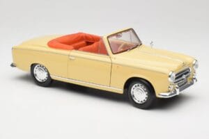 Peugeot 403 Cabriolet Sandgelb Solido 1:18 8165 Metall – Bild 6 von 8