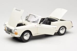 Peugeot 404 Cabriolet Weiss Norev 1:18 184746 Metall – Bild 2 von 8