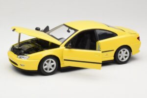 Peugeot 406 Coupe Gelb Gate 1:18 01022 Metall – Bild 2 von 8